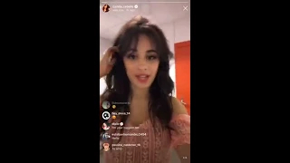 Camila Cabello Instagram Live - October 23, 2018