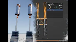 Using New Jbeam Editor for Blender - Resize Bollards - BeamNG