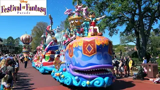 Disney Festival of Fantasy Parade 2024 in 4K - Magic Kingdom Frontierland View - Walt Disney World