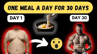 One Meal a Day For 30 Days And Here's What Happened ( 2022 ) | RESULTS