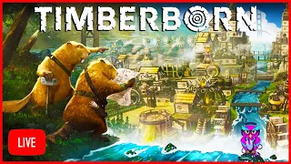 TIMBERBORN - Let's Play With Beavers! - Hard Mode on Smallest Map