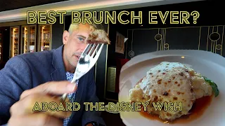 Best Brunch Ever? Only on Disney Cruises!  Palo aboard Disney Wish!