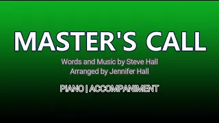 The Master's Call | Piano | Accompaniment | Lyrics