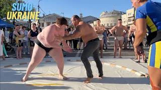 I tried SUMO Wrestling in Ukraine. 🇺🇦