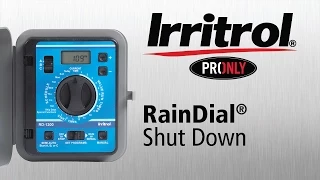 Rain Dial Shut Down (Spanish Version)