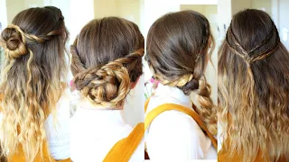 6 Quick and Easy Hairstyle Ideas | Braidsandstyles12