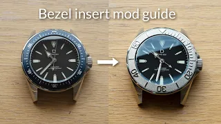 Bezel insert replacement guide - Seiko mod series