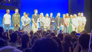 Dear Evan Hansen London West End Reopening Night Curtain Call & Speeches