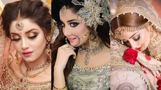 Alizeh shah gorgeous bridal makeup looks