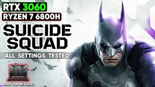 Suicide Squad Kill the Justice League | RTX 3060 Laptop + Ryzen 7 6800H | 1440p All Settings Tested