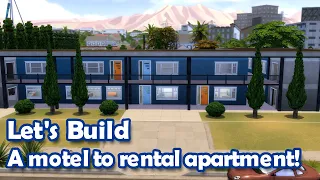 Motel to Rental Apartment! Welcome to Groove Haven! | The Sims 4 | Speed Build