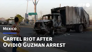 Culiacan residents 'terrified' by violence following arrest of drug kingpin's son | AFP