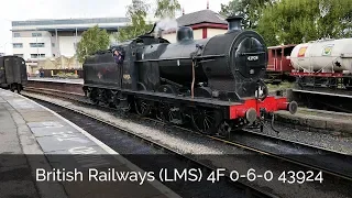 Keighley & Worth Valley Railway - British Railways (LMS) 4F 0-6-0 43924