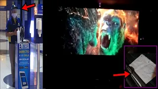 Esto SUFRIÓ un empleado de CINEPOLIS en el ESTRENO de GODZILLA VS KONG