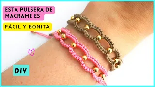 🌟 Como hacer PULSERAS de HILO en MACRAMÉ con NUDO ALONDRA FÁCIL y BONITO para VENDER #pulseradehilo