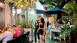 Walking Coconut Grove, Miami on a Friday Night in June 2023