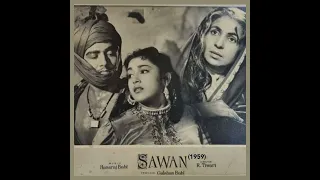Tumhe yaad Kiya mere dil ne kab aaoge sajan mere.....Film Sawan (1959) Lata Mangeshkar