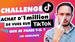 Marketing Tiktok - J'achète 1 MILLION de vues sur TikTok (regardez ce qu'il se passe...)