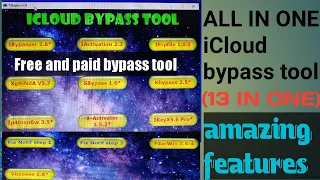 T-Bypass Tool v1.4 Free Download | Collection Bypass iCloud Tool(16IN1)/Add notification fix/🔥🔥🔥