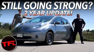 Is My Expensive Battery FRIED!? Cheap Nissan Leaf 2 Year Update!