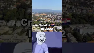 Croatia in 2022 vs 1991 #nowar #stopwar #war #shorts #croatia #yugoslavia