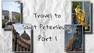 Влог. Поездка в Санкт-Петербург. Чать 1   Vlog. Travel to St. Petersburg. Part 1   Eng subtitles