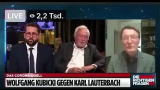 Karl Lauterbach redet mit Herrn Kubicki. Der Herr Kubicki versteht die Logik nicht von Corona Regeln