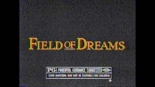 'Field of Dreams' movie TV trailer from 1989