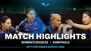 Lily Zhang/Barbora Balazova vs Choi Hyojoo/Lee Zion | WD | WTT Contender Muscat 2022 (SF)