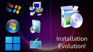 Windows Installation Evolution (1.x - 11) - Improved!