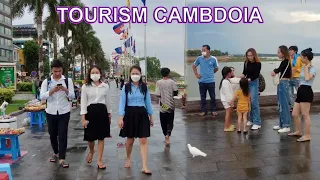 Phnom Penh Walking: Street Scene, Cambodia Travel 2023 | Jee Mo TV Tour