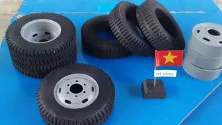 How to make RC Truck Tires from PVC