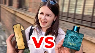 Versace Eros VS Paco Rabanne One Million | WOMEN DECIDE WHICH ONE IS BETTER