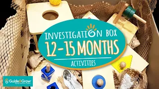 Montessori activities 12-15 months - Investigation Box