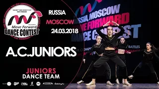 A.C. Juniors | TEAM JUNIORS | MOVE FORWARD DANCE CONTEST 2018 [OFFICIAL 4K]
