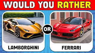 Would You Rather…? Luxury Car Edition! 🚗🚙 SM QUIZ