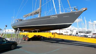 Haul Out Time (Ep. 21) | What it's like hauling out an 80ft sailing yacht | 1 week maintenance mania