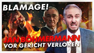 JAN BÖHMERMANN VERLIERT vor GERICHT & BLAMIERT sich weiter