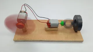 100% Self Running Free Energy Fan Device With DC Motor  And Magnet