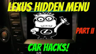 Lexus SECRET HIDDEN Menu! Car HACKS! Part 2