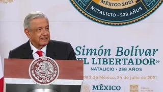 Discurso en el 238 Aniversario del Natalicio de Simón Bolívar