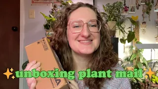 Plant mail unboxing - finally getting a wishlist plant!💚