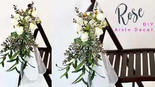 DIY Elegant  Rose Aisle Wedding Decor for $10! | Weddings on a Budget | DIY Tutorial