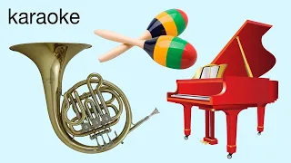 karaoke: guitar, piano, saxophone - musical instruments for children |гитара, пианино, саксафон