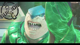 King Shark Gains The Green Lantern's Power Suicide Squad Kill The Justice League 4K