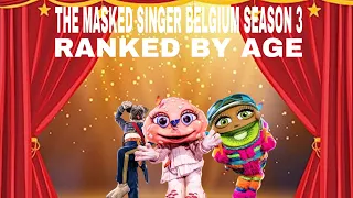 The Masked Singer Belgium Contestants Ranked By Age (Season 3)