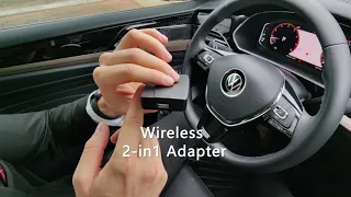 Ottocast | U2-X - Wireless Android Auto and CarPlay 2 in 1 Adapter