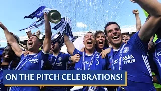 Chelsea are 2016-17 Premier League Champions! | On the pitch celebrations with the team