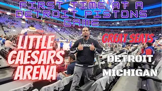 YesYes Vlog #49 First Time At A Detroit Pistons Game In Little Caesars Arena