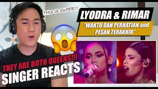 LYODRA X RIMAR - [WAKTU DAN PERHATIAN & PESAN TERAKHIR] | SINGER REACTION